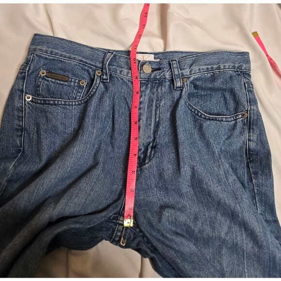 VINTAGE Y2K Calvin Klein embroidered floral bootcut‎ flare jeans 6 - Picture 11 of 11